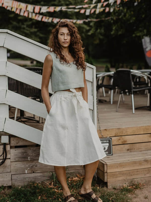 Eco-Friendly Midi Skirts Collection